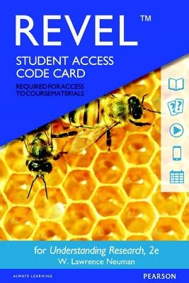 Revel Access Code for Understanding Research