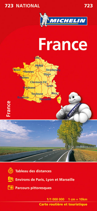 France (booklet format) - Michelin National Map 723