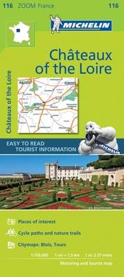 Chateaux of the Loire - Zoom Map 116 -  Michelin