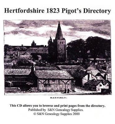 Hertfordshire 1823 Pigot's Directory