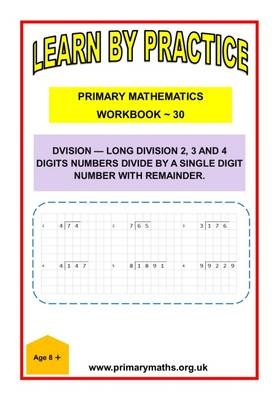 LEARN AND PRACTISE,  PRIMARY MATHEMATICS,   WORKBOOK  ~ 30 - J. Mathew
