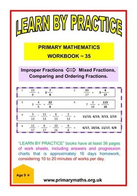 LEARN AND PRACTISE,   PRIMARY MATHEMATICS,   WORKBOOK  ~ 35