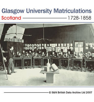 Scotland, Glasgow University Matriculations 1728-1858