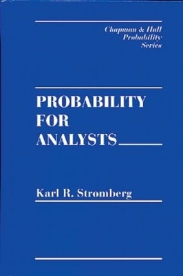 Probability For Analysts - Karl Stromberg