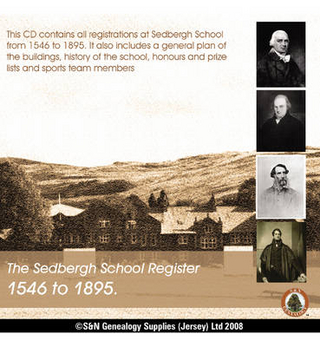 Yorkshire, the Sedbergh School Register 1546 to 1895