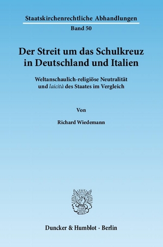 Der Streit um das Schulkreuz in Deutschland und Italien.