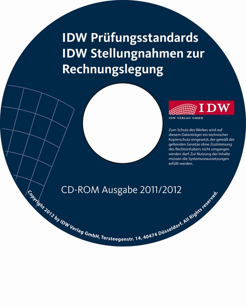 IDW Pr&uuml;fungsstandards IDW Stellungnahmen zur Rechnungslegung