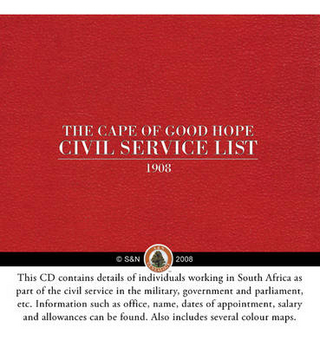 Cape of Good Hope Civil Service List, 1908