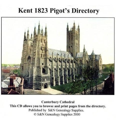 Kent 1823 Pigot's Directory