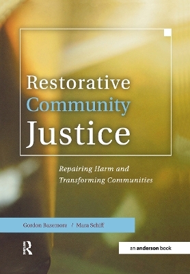 Restorative Community Justice