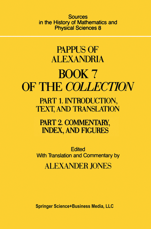 Pappus of Alexandria Book 7 of the Collection - 