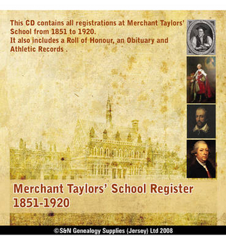 Hertfordshire, Merchant Taylors' School Register 1851-1920