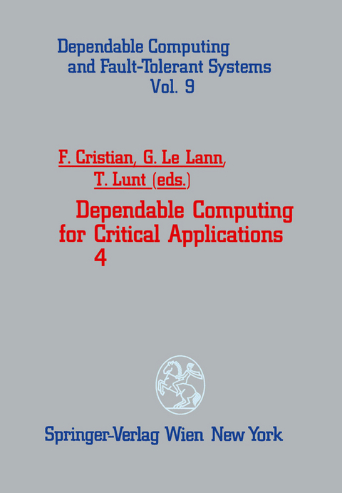 Dependable Computing for Critical Applications 4 - 