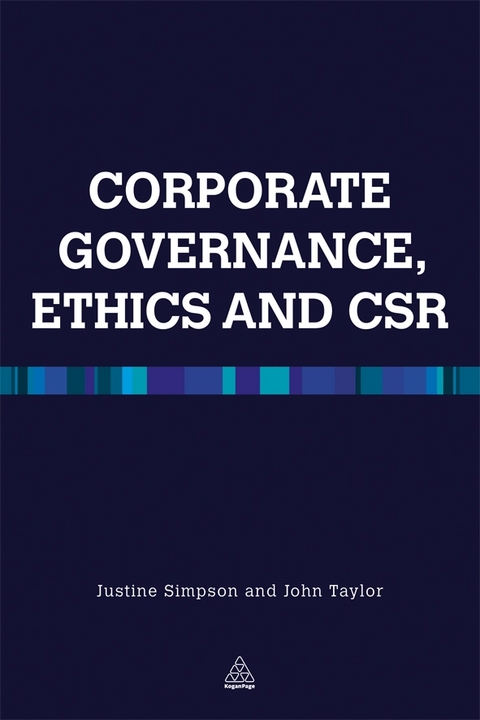 Corporate Governance Ethics and CSR - Justine Simpson, John R Taylor