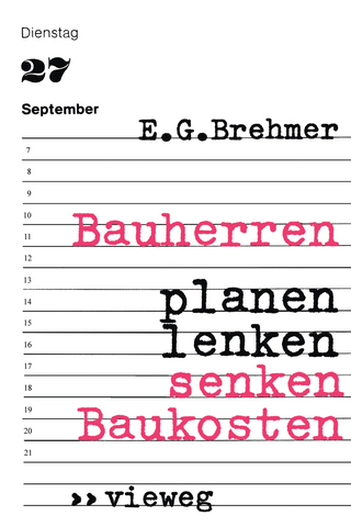 Bauherren planen, lenken, senken Baukosten