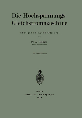 Die Hochspannungs-Gleichstrommaschine