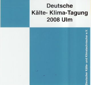 DKV Tagungsbericht / Deutsche Kälte-Klima-Tagung 2008 - Ulm