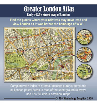 Greater London Atlas - Early 1930's Street Map of London