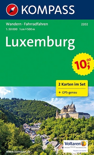 KOMPASS Wanderkarte Luxemburg