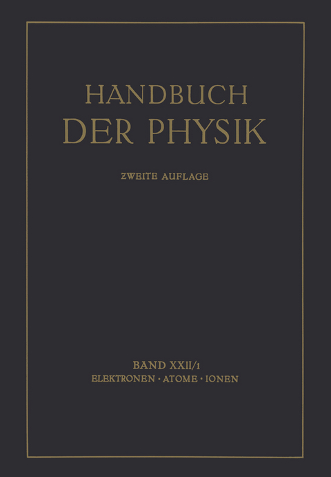 Elektronen &middot; Atome Ionen - W. Bothe, H. Fr&auml;nz, W. Gerlach, O. Hahn, G. Kirsch, L. Meitner, St. Meyer, F. Paneth, K. Philipp, K. Przibram, H. Geiger