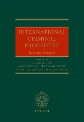 International Criminal Procedure - 