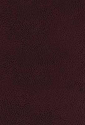 KJV, The King James Study Bible, Bonded Leather, Burgundy, Thumb Indexed, Red Letter, Full-Color Edition - Thomas Nelson