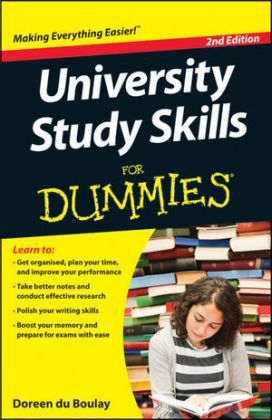 University Study Skills For Dummies(R) - Doreen Du Boulay