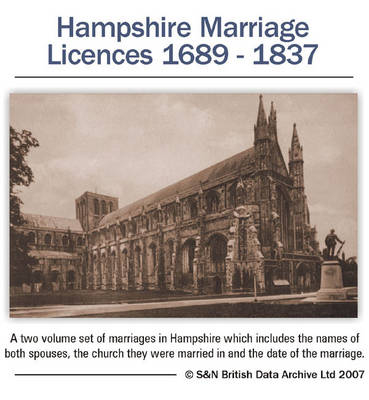 Hampshire Marriage Licences 1689 - 1837