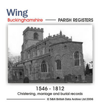 Buckinghamshire, Wing Parish Registers 1546-1812