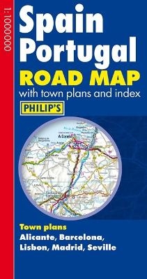 Philip's Spain and Portugal Road Map