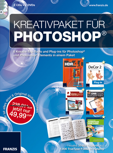 Kreativpaket für Photoshop & Photoshop Elements