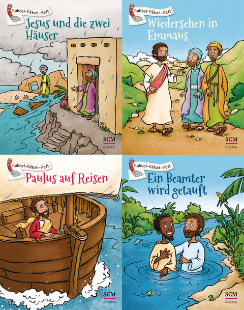 Set 2 - Rubbelhefte (4 Hefte)