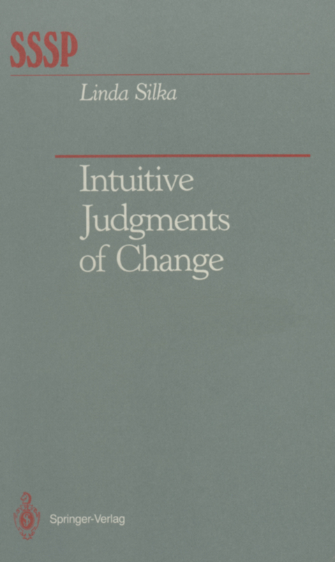 Intuitive Judgments of Change - Linda Silka