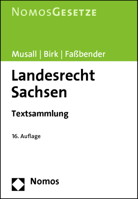 Landesrecht Sachsen - 