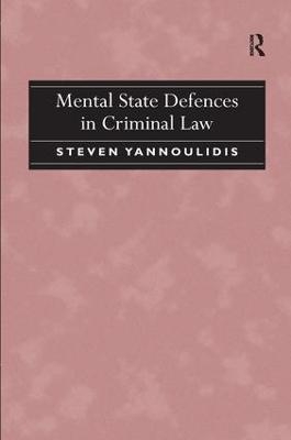 Mental State Defences in Criminal Law