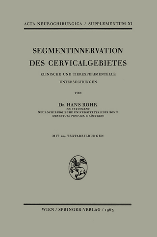 Segmentinnervation des Cervicalgebietes