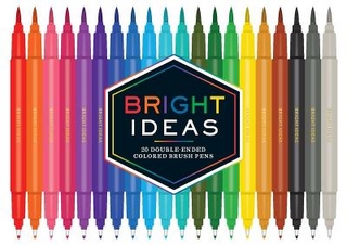 Bright Ideas: 20 Double-Ended Colored Brush Pens