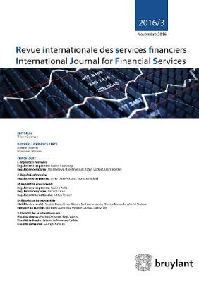 Revue internationale des services financiers 2016/3
