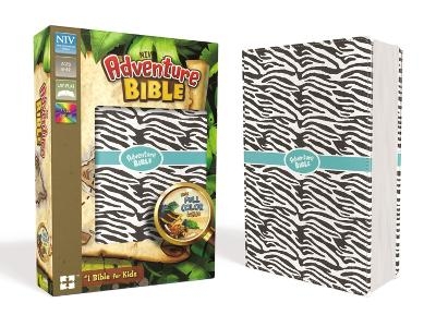 NIV, Adventure Bible, Leathersoft, Zebra Print, Full Color Interior
