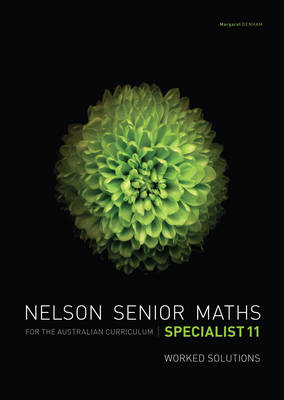 Nelson Senior Maths Specialist 11 Solutions DVD - Margaret Denham