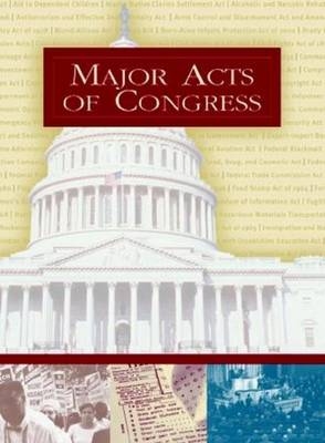 Major Acts of Congress