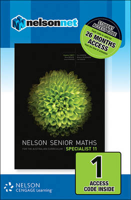 Nelson Senior Maths Specialist 11 for the Australian Curriculum (1  Access Code Card) - Stephen Swift