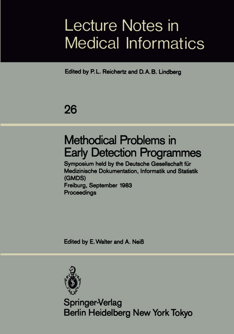 Methodical Problems in Early Detection Programmes - 
