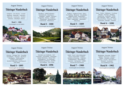 GESAMTAUSGABE: TH&Uuml;RINGER WANDERBUCH 1886-1902 [8 B&Auml;NDE] - August Trinius