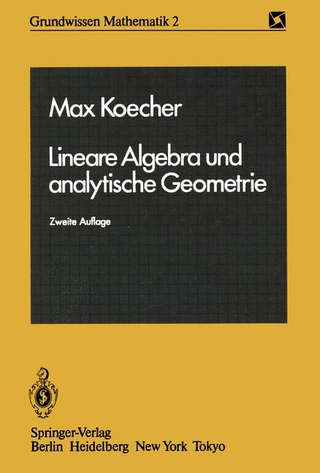 Lineare Algebra und analytische Geometrie