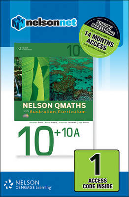 Nelson QMaths Advanced 10 + 10A for the Australian Curriculum (1 Access  Code Card) - Stephen Swift, Ross Brodie, Stephen Corcoran, Sue Garner