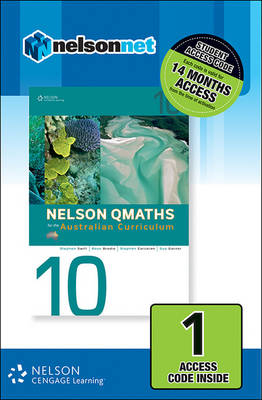 Nelson QMaths Year 10 for the Australian Curriculum (1 Access Code Card) - Stephen Swift, Ross Brodie, Stephen Corcoran, Sue Garner