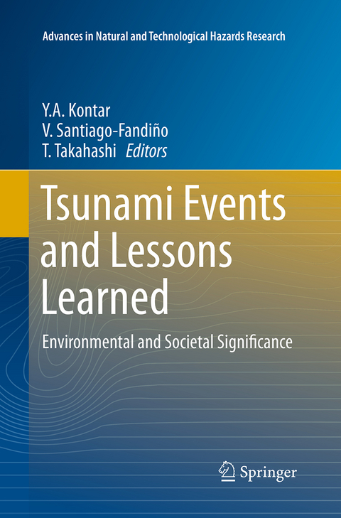 Tsunami Events and Lessons Learned - 