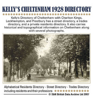 Gloucestershire, Kelly's Cheltenham 1928 Directory