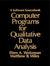 Computer Programs for Qualitative Data Analysis - Eben Weitzman, Matthew B. Miles
